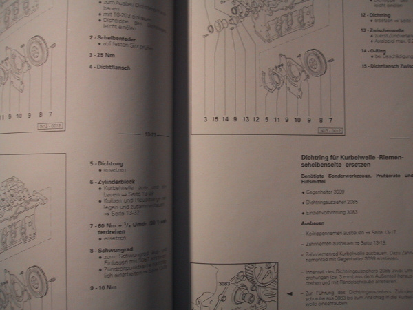 Repleitf PASSAT 88 Motor PG Mech.95..4