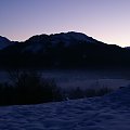 Tatry Zachodnie o zmierzchu #Tatry #Sylwester2007