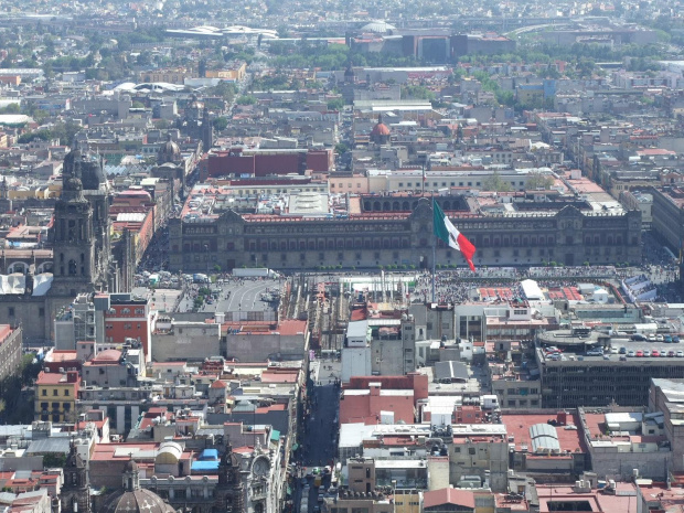 Miasto Meksyk - widoki podniebne... #MiastoMeksyk #MexicoCity