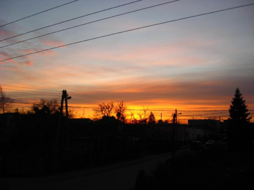 25.01.2008r. #ZachódSłońca #widoki