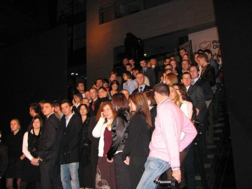 Sztab wyborczy Platformy Obywatelskiej - 21.10.2007