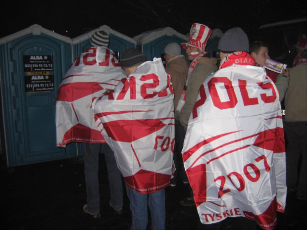 Polska -Belgia 17.11.2007 Chorzów #Polska #Belgia #Euro2008 #PołkaNożna #kibice #Chorzów