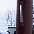 Zima 2005/2006 - temperatura po poludniu na Zachodniej Ukrainie (w Polsce tez) #Ukraina #zima #termometr #temperatura #mróz