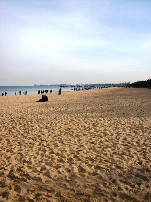 Plaża Brzeźno 10 Luty 2008