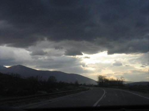 Droga Plovdiv - Sofia - Nis, zdjecia z auta... #BułgariaSerbiaNisSofiaPlovdiv
