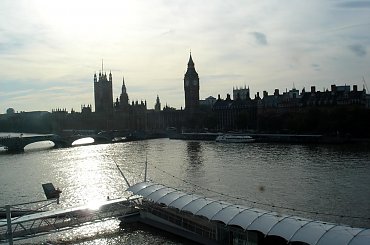 Golden Eye, widok z kabiny oka na Tamizę i Big Bena #Golden #Eye #Londyn