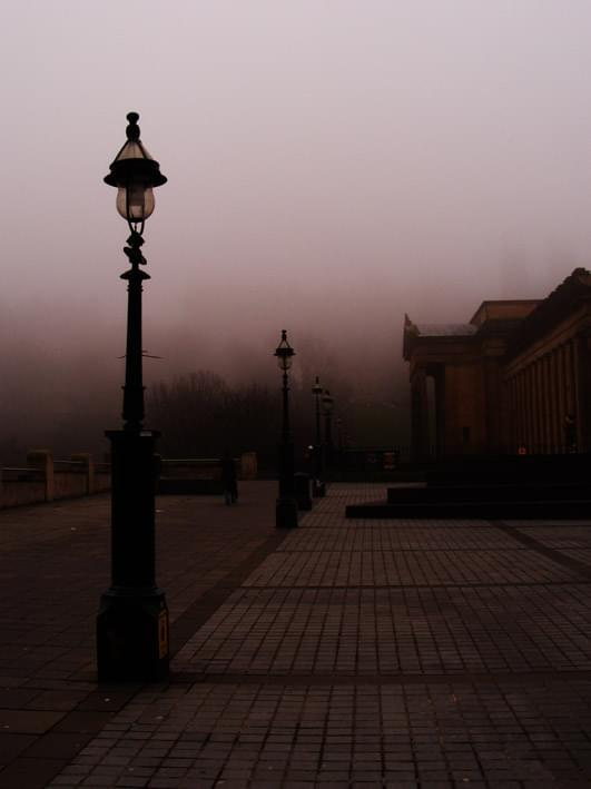 Edinburgh In Fog , February 2008
