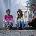 wycieczka po Brukselii-ogrody królewskie,przy fontannie