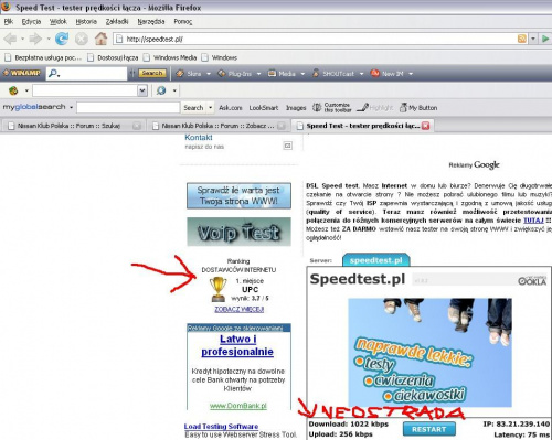 screen neostrada