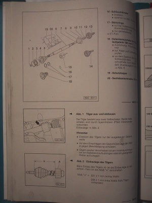 Repleitf PASSAT 94 Fahrwerk.93...9