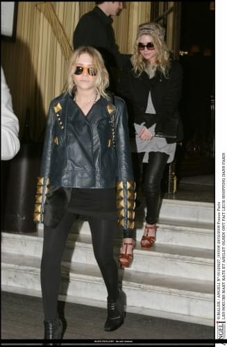 MK and Ash shopping in Paris-paparazzi luty 2008