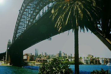 Pod Habour Bridge, Sydney #HabourBridge #most #palma #ocean #Sydney