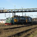 05.03.2008 409Da-738 + ET22-R004 + ET21-108 zjeżdża na KOB z lokomotywowni prywaciaża CTL.