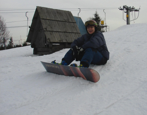 #snowboard #zima #góry #stok #Wisła