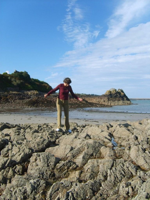 na skałach Jersey 2006 #morze #Jersey