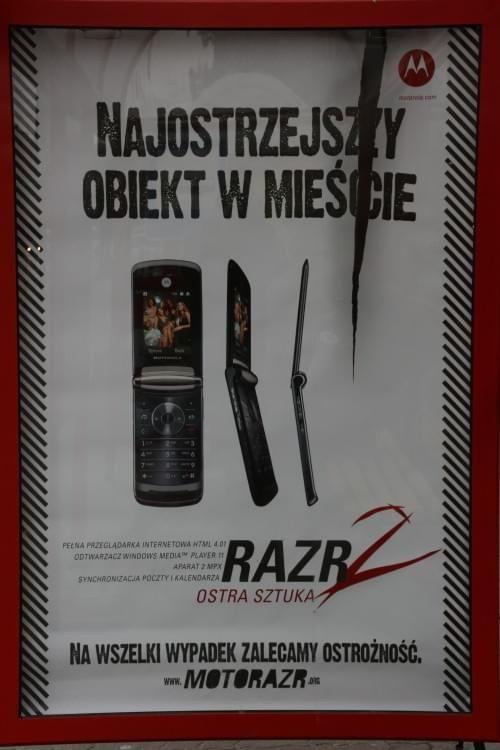 Motorola V8 ostra sztuka