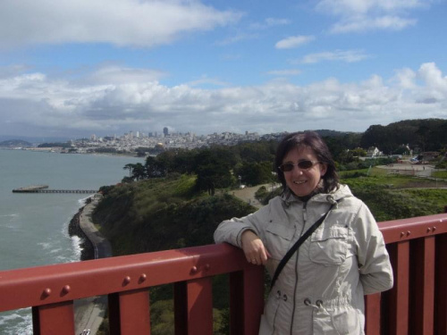 on the Golden Gate Bridge #most #SanFrancisco #Kalifornia #USA