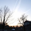 #BrzegDolny #smugi #samolot #FordEscort #niebo #słońce