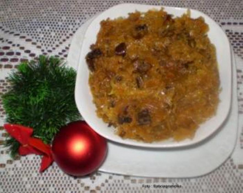 Kapusta z grzybami.Przepisy: www.foody.pl , WWW.kuron.pl i http://kulinaria.uwrocie.info/ #DrugieDania #obiad #kulinaria #jedzenie #kapusta #grzyby