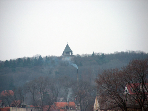 wieża ciśnień w parku miejskim #chojnów #miasto #krajobraz #DolnyŚląsk