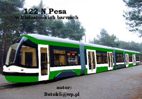 Tramwaj po Białostocku