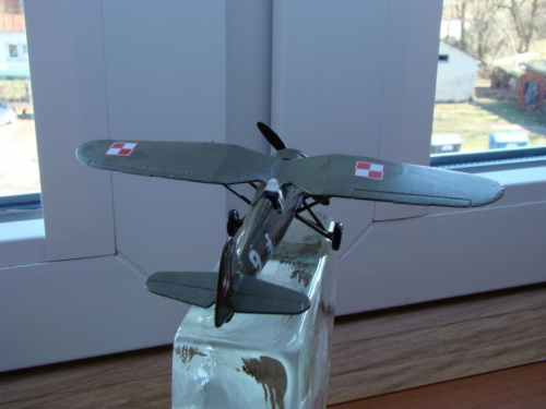 P-11... tylko mu okno otworzyć... #modele #samoloty