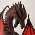 Figurka Colossal Red Dragon Z D&D Minis- największa jak dotychczas w tej grze