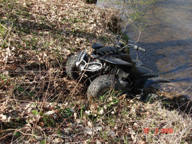 test nowej wyciągarki #quad #motór #dziura #OffRoad