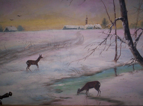 Zima , śnieg, sarenki !! Autor Z .Gęsiński