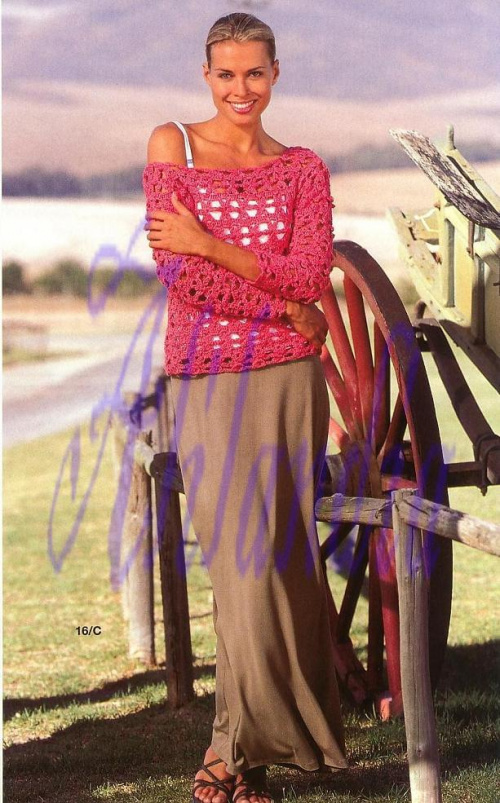 Mała Diana 2003 nr 08 #RobótkiRęczne #sweterki #hobby #szydełko