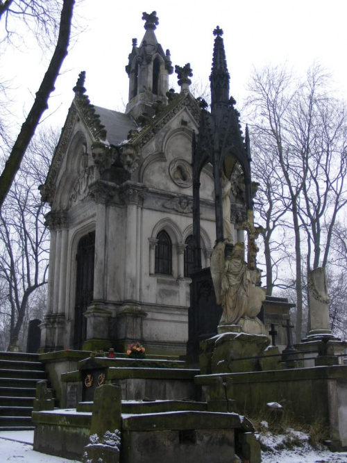 olbrzymi grobowiec na Powązkach