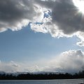 karkonosze nad wodą #przyroda #natura #krajobraz #NadWodą #jezioro #woda #widok #góry #karkonosze #JeleniaGóra #wojanów #niebo #chmury #DolnyŚląsk