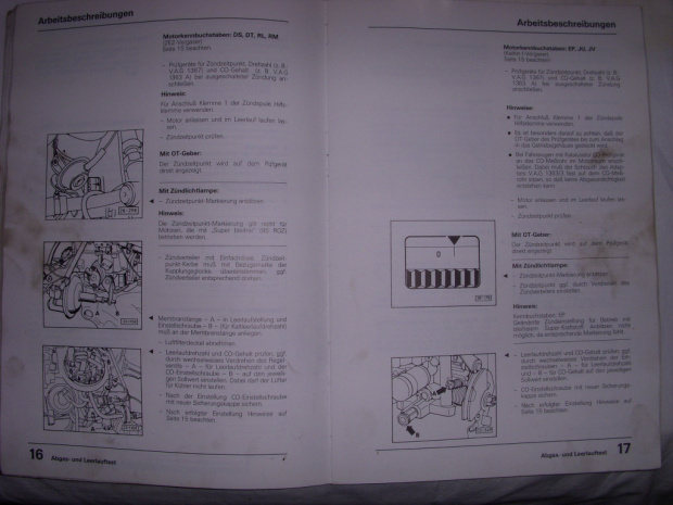 Instandhaltung PASSAT von 1986 bis 1988 ...3