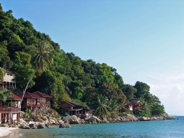 plaża Coral beach, Pulau Perentian Kecil (Wyspa Przystanek Mały)