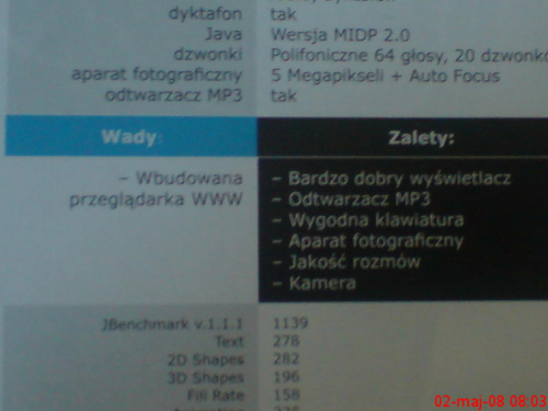 Zdjęcia zrobione Sony ericssonem k810