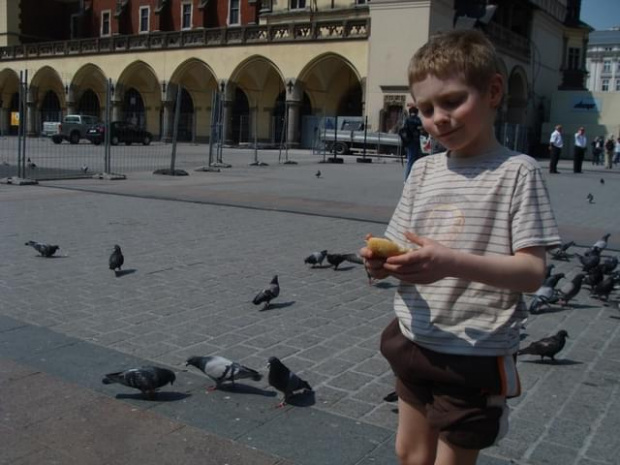 Pawełek i Jasio w Krakowie i Tatrach-maj 2008 z Agatką i Adasiem