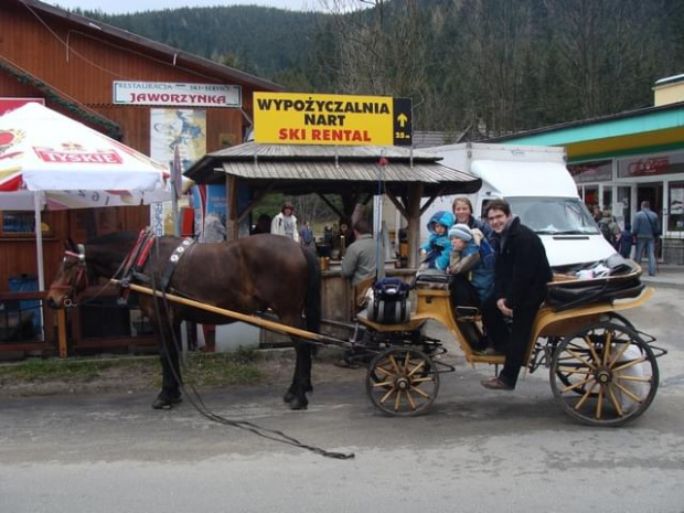 Pawełek i Jasio w Krakowie i Tatrach-maj 2008 z Agatką i Adasiem