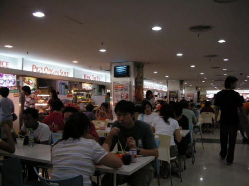 Singapur, food court w Sim Lim Square #jedzenie #Azja #Singapur