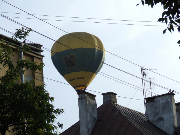 Balon nad miastem