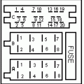 Delta CC Blaupunkt 8AE/8AS piny