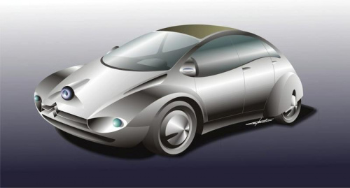 Citroen 2CV Concept by Paolo Martin