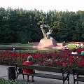 Łazienki - pomnik F. Chopina