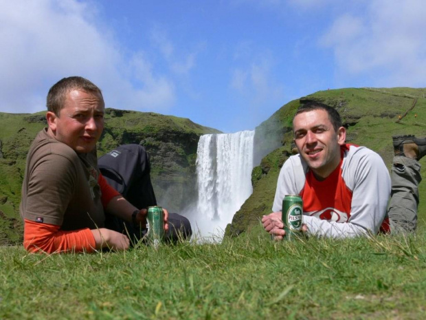 Wodospad Skogafoss. ISLANDIA POŁUDNIOWA