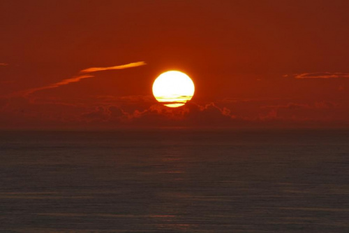 Zachód słońca nad Morzem Irlandzkim #wybrzeże #astronomia