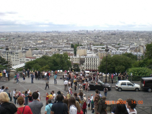 widok na Paryz