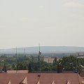 OPOLE - widok z wieży piastowskiej, w oddali Góra Świętej Anny (400m.) #Opole #WieżaPiastowska #panorama #widok #Opolskie