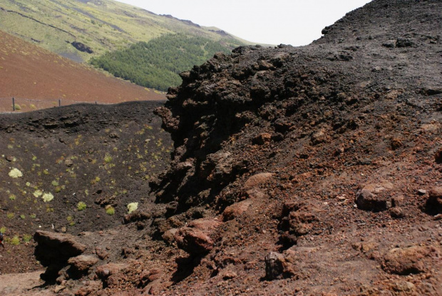 południowy stok Etny na wysokości 1900 m