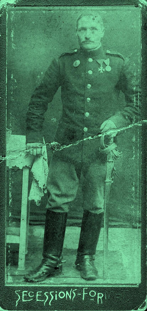 Zdjęcie mojego wujka Kajetana z czasów służby w wojsku pod zaborem Austriackim
z roku 1918