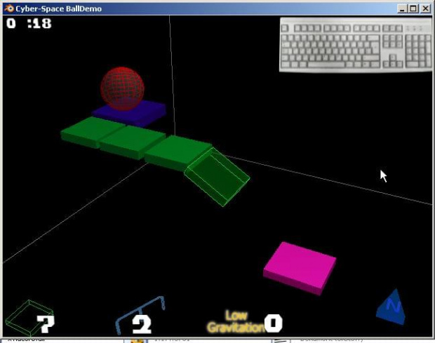 Screeny z mojej gry stworzonej w blenderze. #CyberSpaceBall3DGameGraNevitro