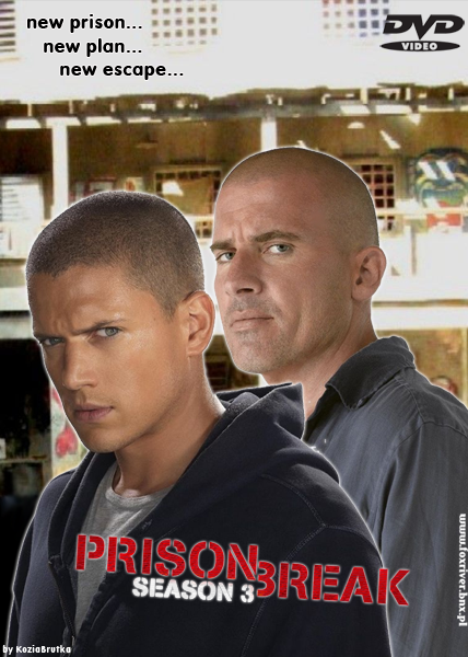 #PrisonBreak #SkazanyNaŚmierć #TrzeciSezon #okładka #cover #season #three #third #LincolnBurrows #MichaelScofield #sona #dvd #video